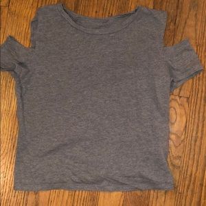 Hollister shirt with open shoulder